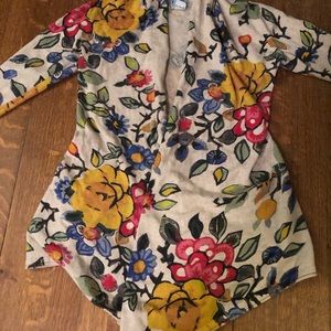 Anthropology wrap sweater